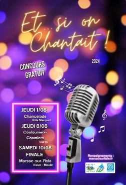 Affiche concours si on chantait 2024